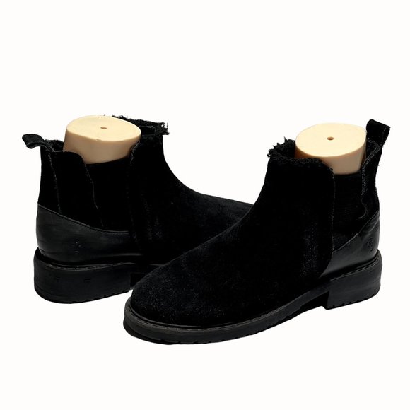 EMU‎ Australia Pioneer Teens Ankle Chelsea Boots Black Size K3 - Picture 2 of 13